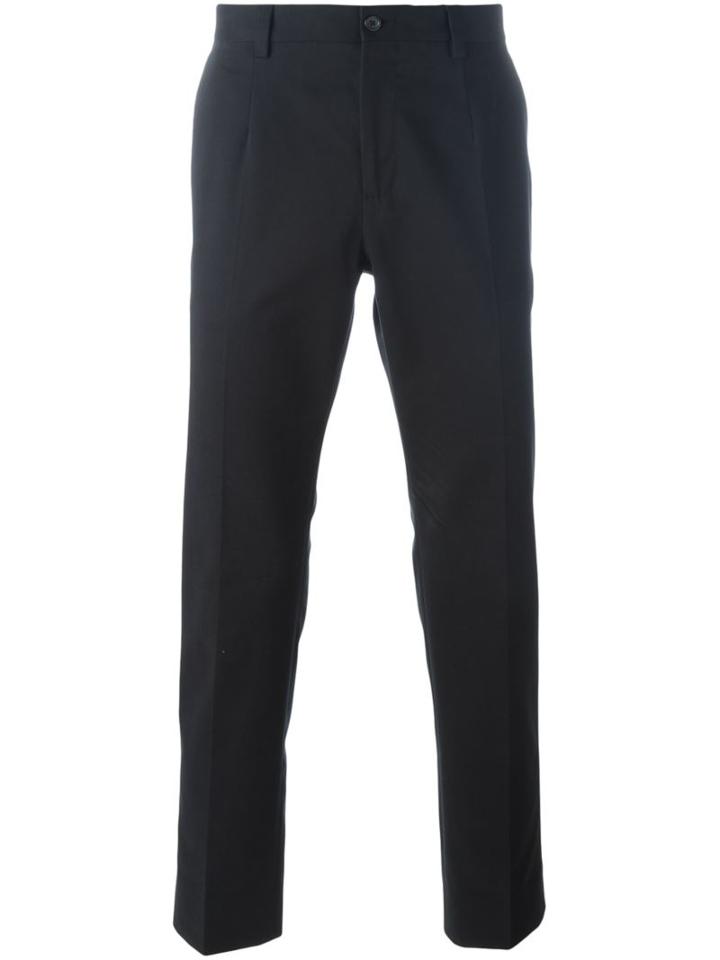 Dolce & Gabbana Tailored Trousers, Men's, Size: 50, Black, Cotton