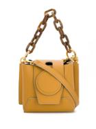 Yuzefi Foldover Mini Tote Bag - Yellow