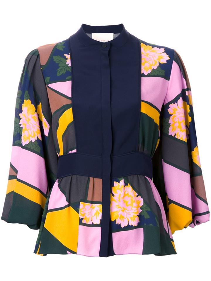 Roksanda Contrast Panel Shirt - Multicolour