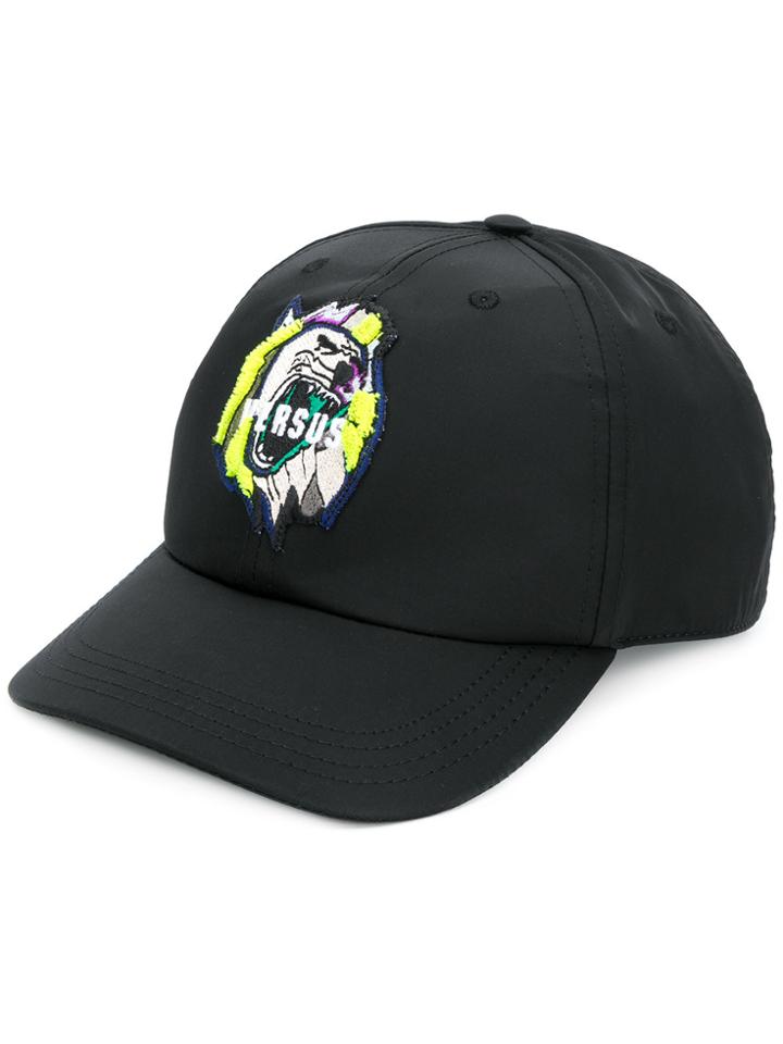 Versus Logo Patch Baseball Cap - Black