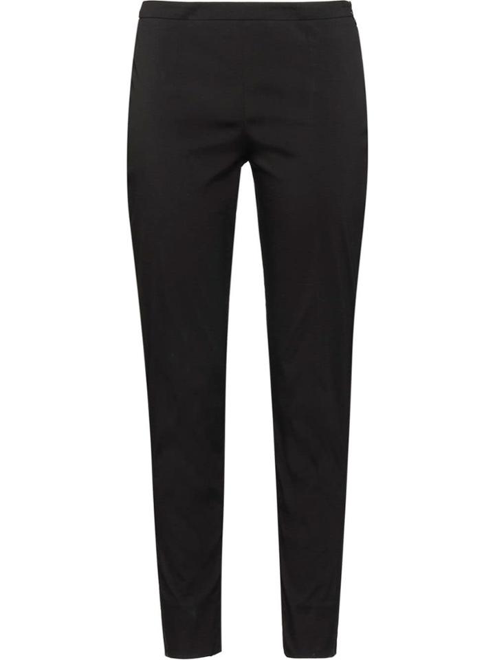 Prada Stretch Cotton Trousers - Black