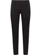Prada Stretch Cotton Trousers - Black