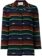 Gucci Signature Print Pyjama Shirt, Women's, Size: 48, Black, Silk