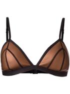Duskii 'ochre' Triangle Bikini Top - Brown