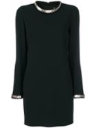 Dsquared2 - Metallic Coin Embroidered Dress - Women - Polyester/spandex/elastane/acetate/viscose - 42, Black, Polyester/spandex/elastane/acetate/viscose