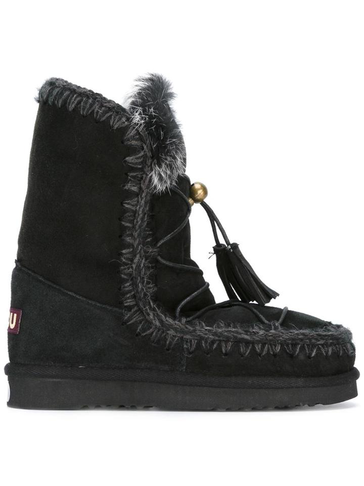 Mou 'eskimo Dream Lace' Boots - Black