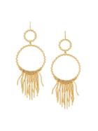 Aurelie Bidermann 'marissa' Chandelier Hoop Earrings, Women's, Metallic