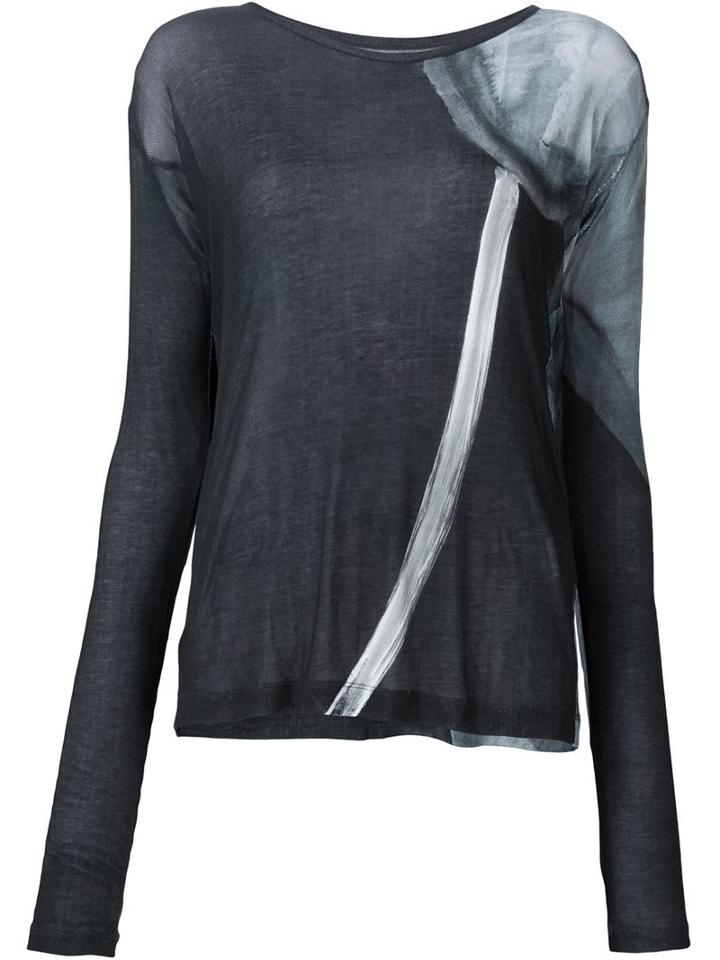 Yohji Yamamoto 'fraise' Printed Top