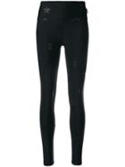 Philipp Plein Skull And Crossbone Leggings - Black