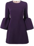Roksanda - Hadari Mini Dress - Women - Silk/polyester/spandex/elastane/viscose - 10, Pink/purple, Silk/polyester/spandex/elastane/viscose