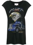 Maison Margiela Printed Overzised Tank Top - Black
