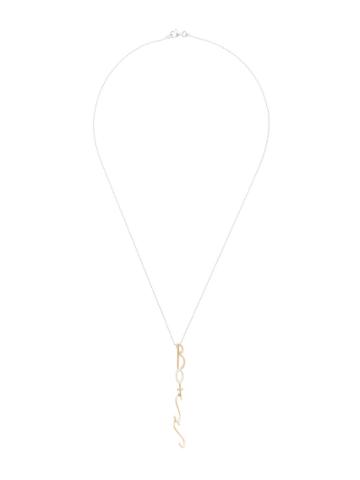 Kwit Jewelry Boss Pendant Necklace - Metallic
