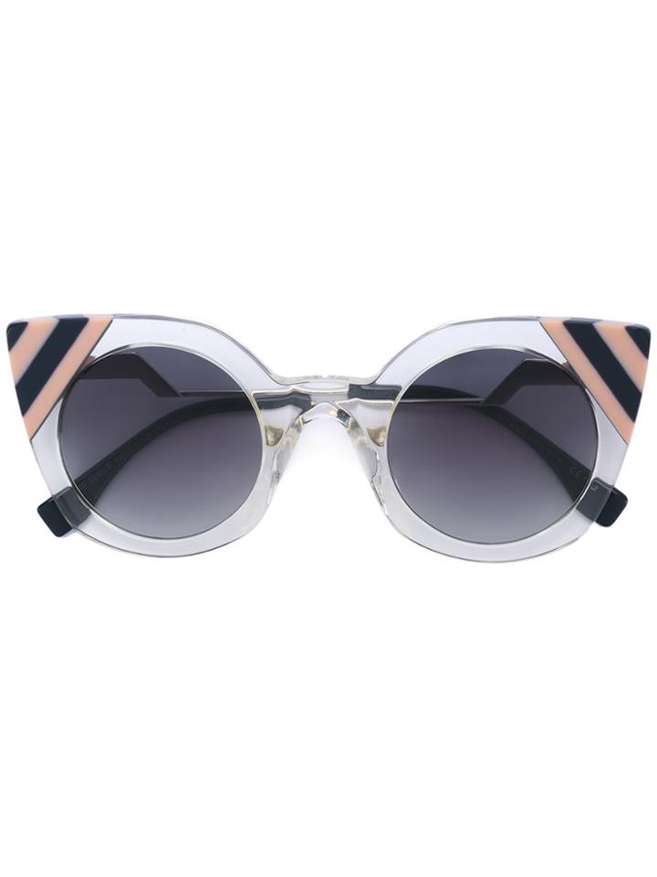 Fendi Eyewear Waves Sunglasses - Black