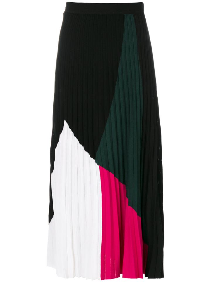 Proenza Schouler Knit Pleated Skirt - Black