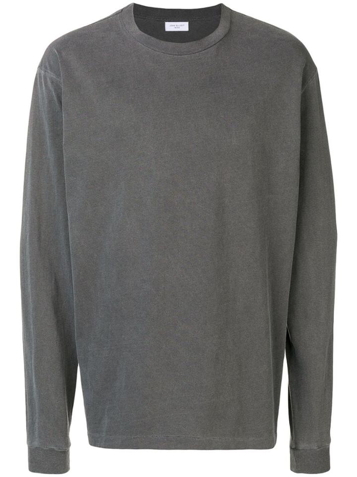 John Elliott University Long Sleeve T-shirt - Grey