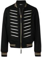 Amiri Zipped Bomber Jacket - Black