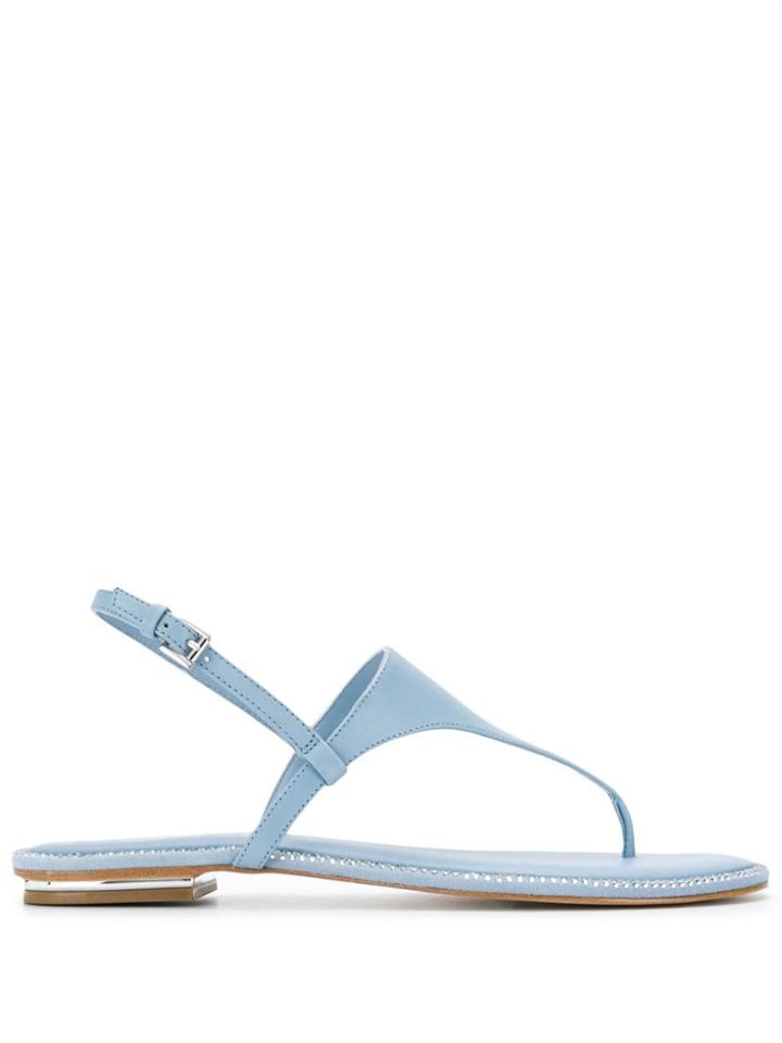 Michael Michael Kors Crystal-embellished Sandals - Blue