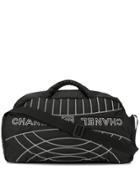 Chanel Pre-owned Sport Line Embroidered Holdall - Black