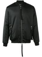 Blood Brother - Sunsilk Bomber Jacket - Men - Cotton/polyester/spandex/elastane - S, Black, Cotton/polyester/spandex/elastane