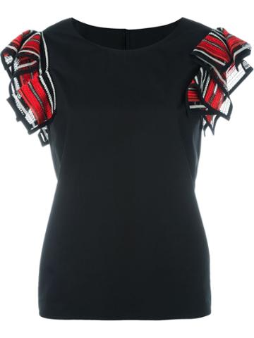 Sakayori. Ruffled Sleeves Top