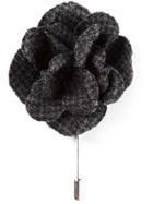 Lanvin Rose Pin - Grey