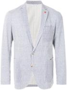 Manuel Ritz Striped Blazer - Blue