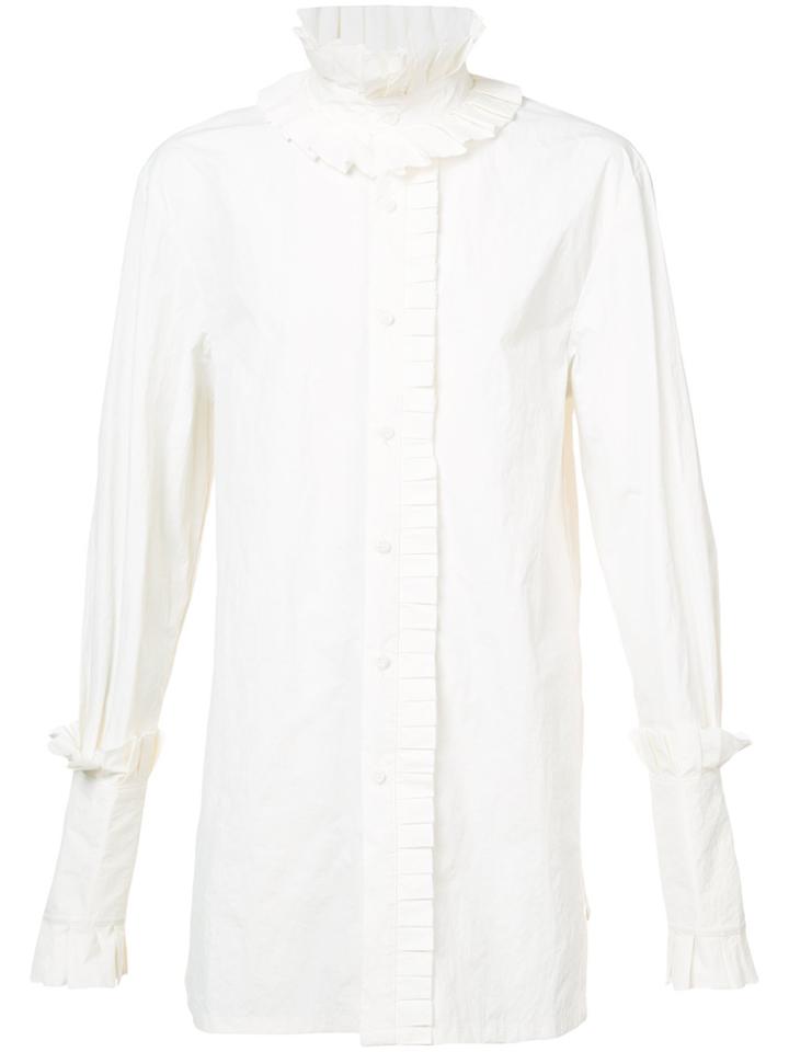 Bmuet(te) Oversized Ruffled Shirt - White