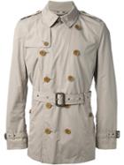 Burberry Brit Double Breasted Trench Coat, Men's, Size: Xl, Nude/neutrals, Cotton/polyamide/polyester