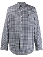 Polo Ralph Lauren Check Button Down Shirt - Blue