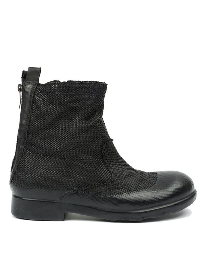 Oxs Rubber Soul Woven Ankle Boots