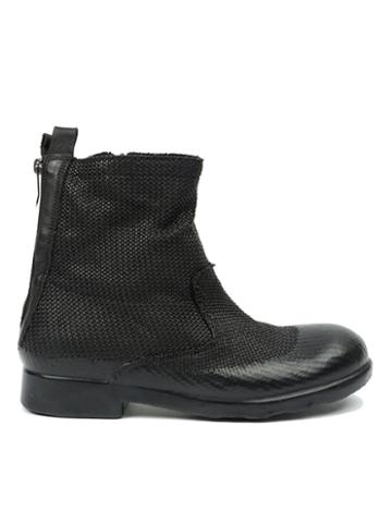 Oxs Rubber Soul Woven Ankle Boots