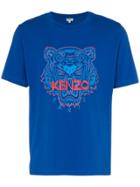Kenzo Cotton Tiger Short Sleeved T-shirt - Blue