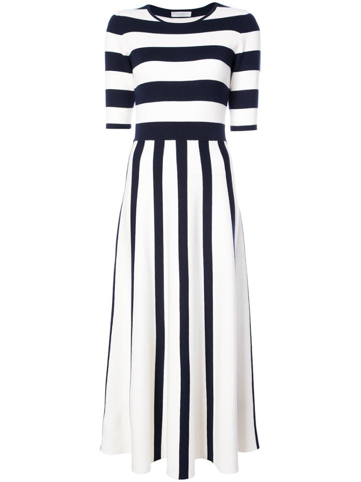 Gabriela Hearst Striped Knit Dress - Blue