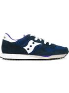 Saucony Panelled Sneakers, Women's, Size: 7, Blue, Rubber/nylon/suede