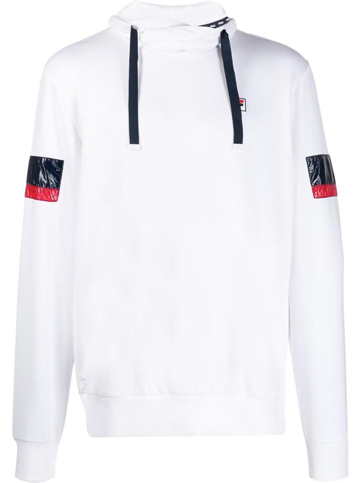 Fila Drawstring-neck Sweatshirt - White