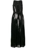 Twin-set Sequin Paneled Dress - Black