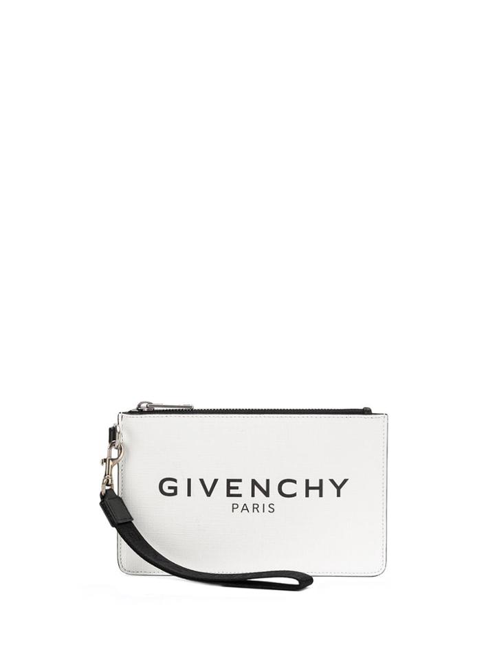 Givenchy Logo Coin Purse - White