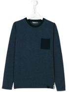 Officina 51 Classic Pocket Detail Sweatshirt - Blue