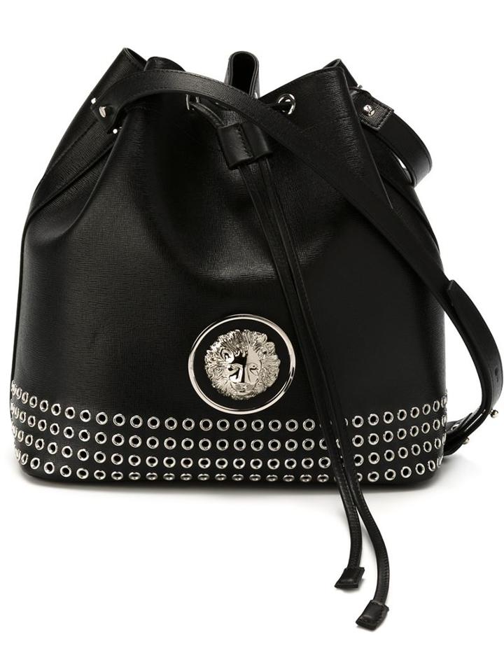 Versus Eyelet Bucket Crossbody Bag