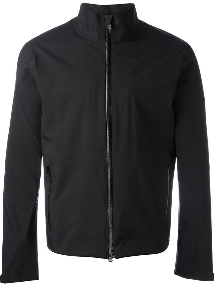 Z Zegna Zipped Jacket, Men's, Size: Xl, Black, Polyester/polyamide