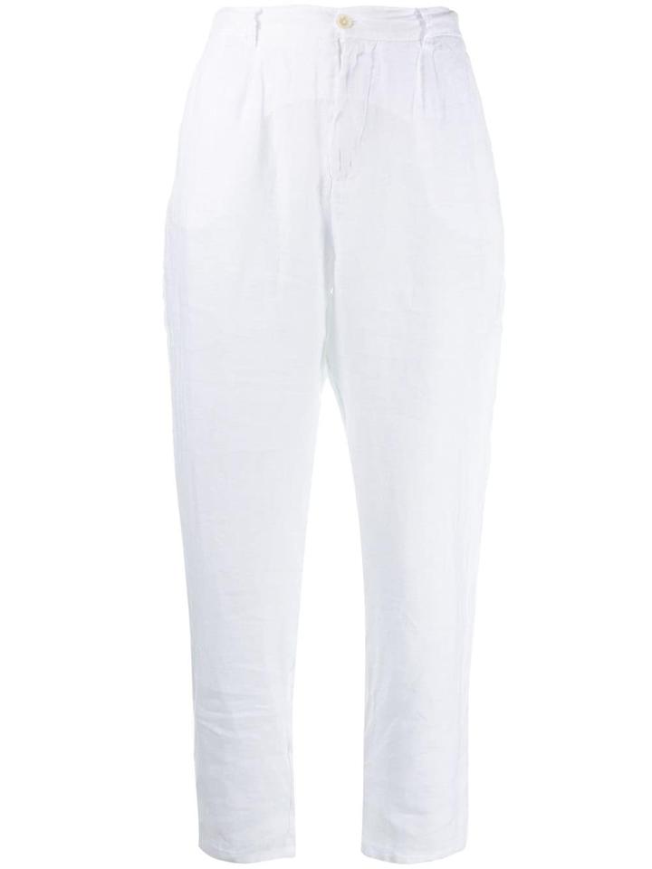 Altea High Waist Trousers - White