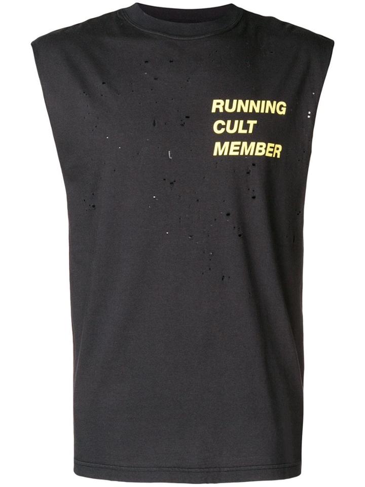 Satisfy Distressed Printed Tank - Unavailable
