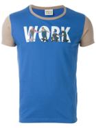 Walter Van Beirendonck Vintage 'work Printed' T-shirt - Blue