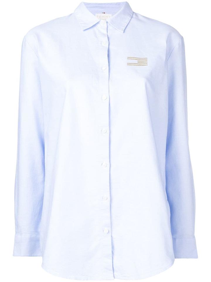 Tommy Hilfiger Tommy Hilfiger Ww0ww23726 474 Shirt Blue Natural