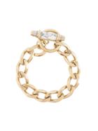 Givenchy Curb Chain Bracelet, Women's, Size: Medium, Metallic