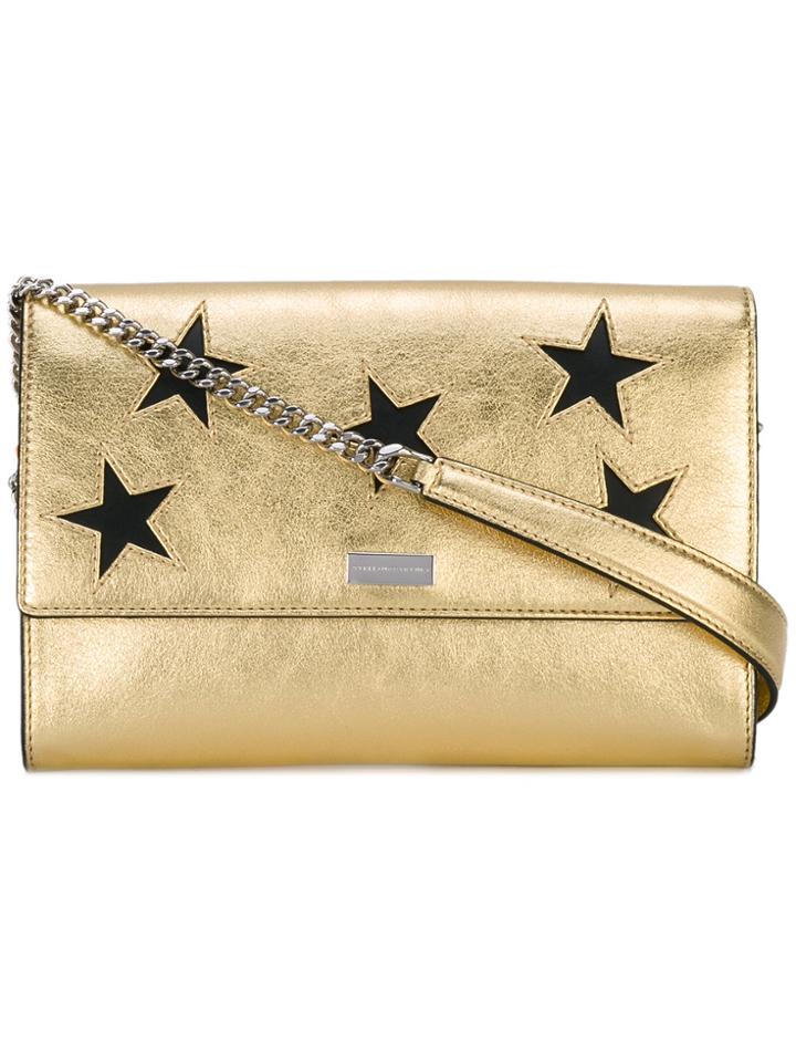 Stella Mccartney Metallic Stars Shoulder Bag