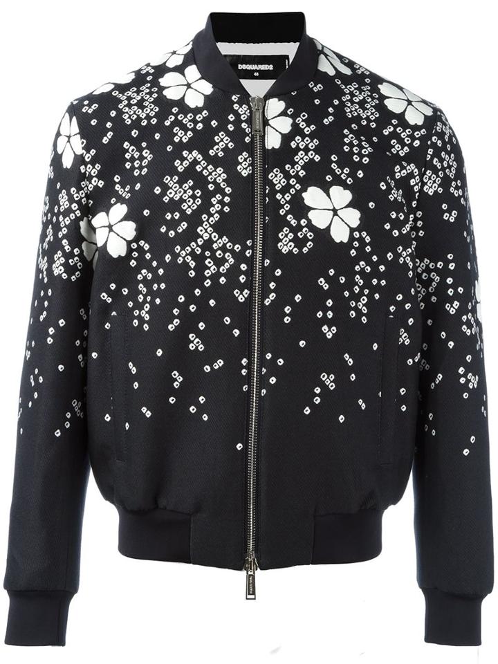 Dsquared2 'tokyo' Flower Bomber Jacket
