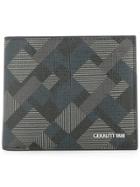 Cerruti 1881 Geometric Pattern Bifold Wallet - Black