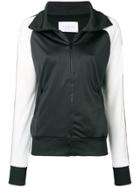 Gaelle Bonheur Contrast Sleeve Track Jacket - Black