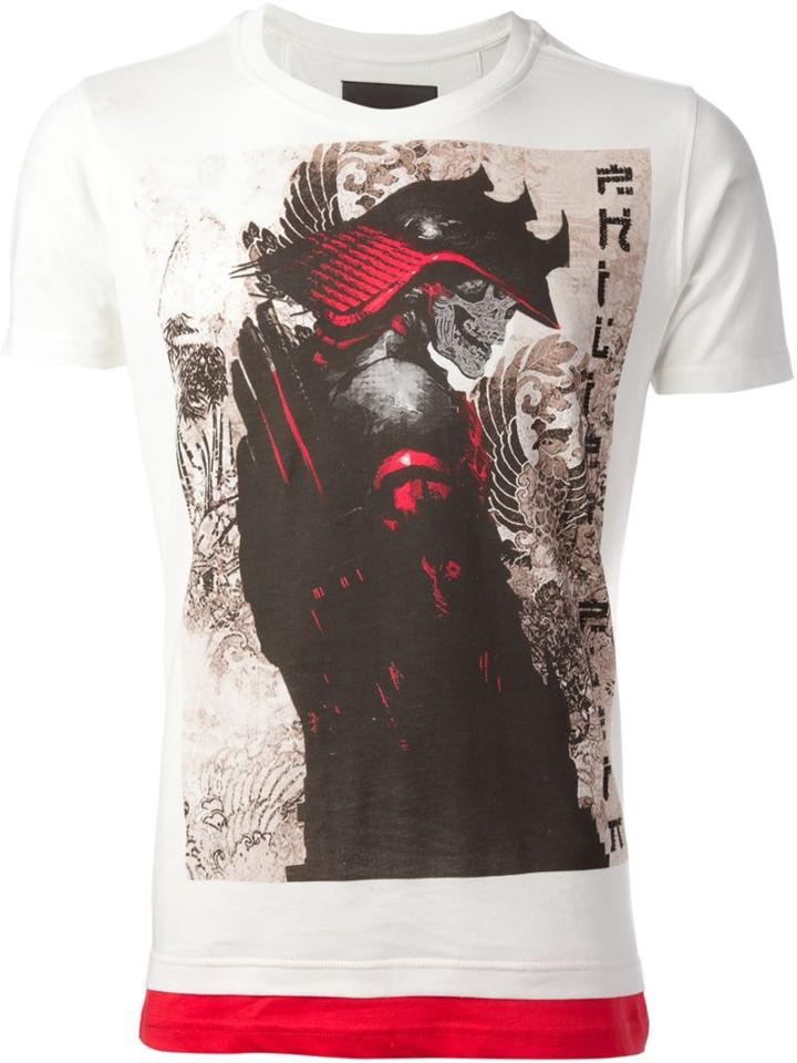 Philipp Plein Samurai Print T-shirt